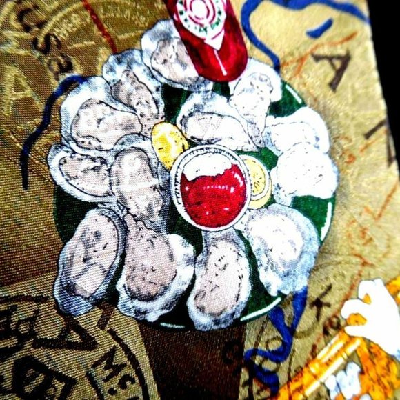 TABASCO New Orleans Neck Tie Mardi Gras - Picture 6 of 6